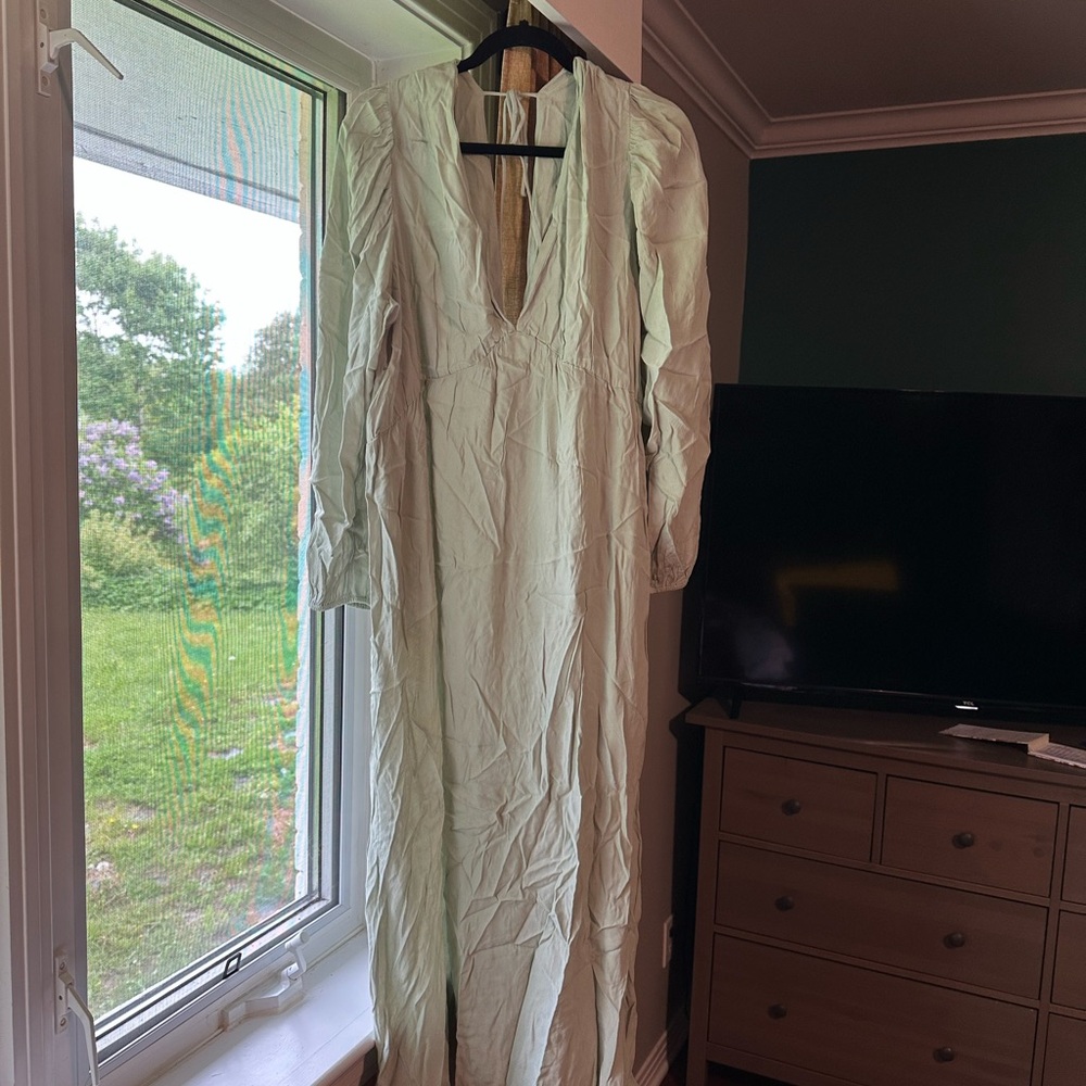 H&M Mint Green Viscose Dress